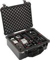 Pelican 1550 Case Black with TrekPak Kit Included