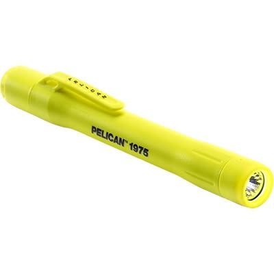 PELICAN 1975 SAFETY PENLIGHT w/ Bracket Yellow