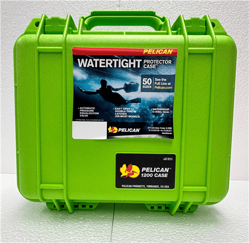 Pelican Protector 1200 Case Lime Green With Foam