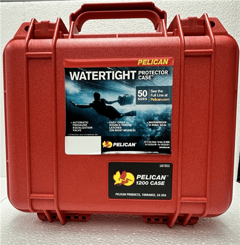 Pelican Protector 1200 Case Red With Foam