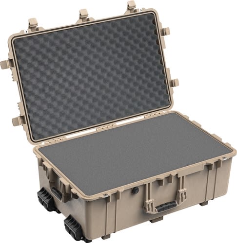 Pelican Protector 1650 Case Desert Tan With Foam