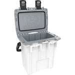 20QT Elite Cooler White/Gray