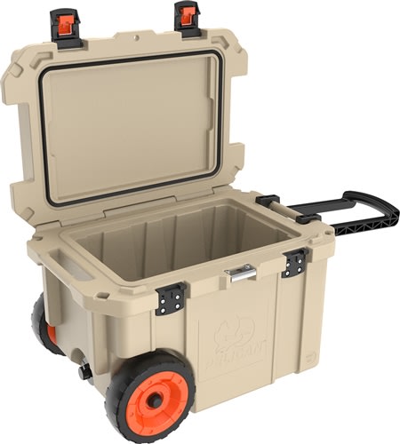 45QW Elite Wheeled Cooler Tan