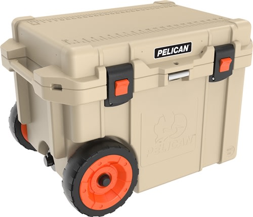 45QW Elite Wheeled Cooler Tan