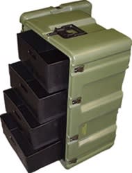 472-MED-4-DRAWER-133 MED 4 DRAWER GRAY