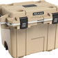 50QT Elite Cooler Tan/White