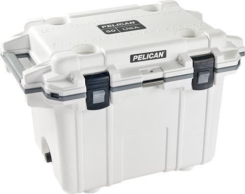 50QT Elite Cooler White/Gray