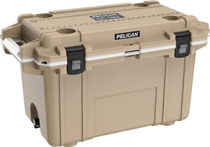 70QT Elite Cooler Tan/White