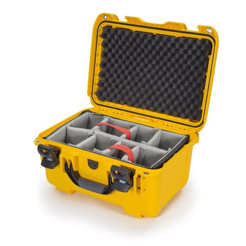 Nanuk 918 Yellow W/ Padded Dividers