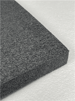 1 x 24 x 36 2.0# Black Low Abrasion PE Sheet