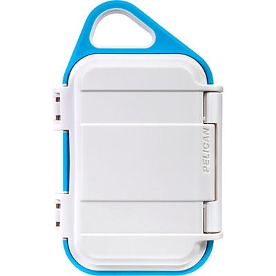 G10 Personal Utility Go Case White/Aqua