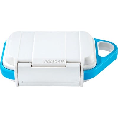 G10 Personal Utility Go Case White/Aqua