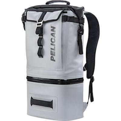 PELICAN COOLER BACKPACK,LIGHT GREY