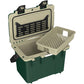 14QT PERSONAL COOLER,HUNTER GREEN/TAN