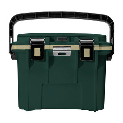 14QT PERSONAL COOLER,HUNTER GREEN/TAN